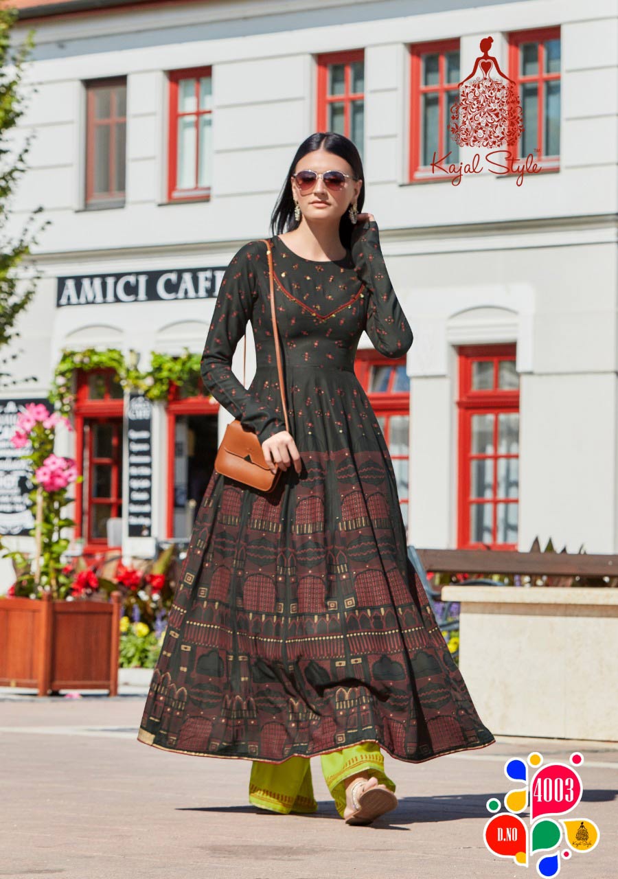 Fashion Colorbar Vol-4 Kajal Style Pal Print Long Kurti Fashion Colorbar Vol-4 Kajal Style Pal Print Long Kurti